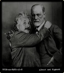 Albert Einstein et Sigmund Freud